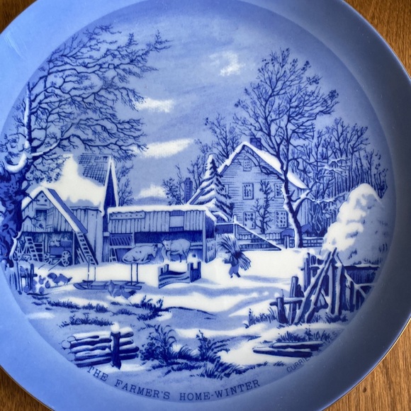 Currier & Ives 4 Collector Plates - winter ❄️ - Picture 5 of 6